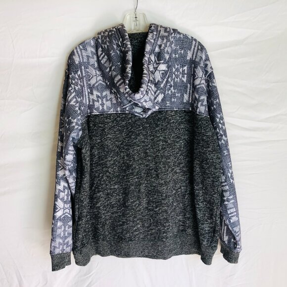NEW Hooey Men's Size XL Aztec Western Fleece Line Pullover Hoodie NWOT - Picture 5 of 6